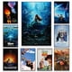 thumbnail image 2 of Póster de la película de Disney La Sirenita, impresiones de la princesa Wall-E, película de dibujos animados elementales, pintura en lienzo, decoración de pared para guardería, 2 of 5