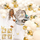 thumbnail image 3 of Kit Globos Decoración Baby Shower Y Primer Cumpleaños Bebé Xtellar dorado, 3 of 4