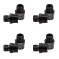 thumbnail image 1 of 1 par de extensores de pedal de 16 mm para bicicleta de carretera MTB (Negro), 1 of 6