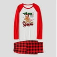 thumbnail image 2 of Family Matching Christmas Pajamas Cookies and Milk Theme with Festive Patterns, Sizes NB to 6XL with Pet Outfit, 2 of 7