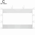 thumbnail image 1 of Panneaux de Gazebo de Jardin Imperméables Lu Mei, un Seul Côté, Côté de Tente Réutilisable et Pliable pour Événement de Fête de Mariage en Plein Air Y7O2, 1 of 6