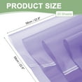 thumbnail image 2 of Uxcell Flower Gift Wrapping Paper, Waterproof Bouquet Wrap for Wedding DIY Craft Purple, 2 of 7