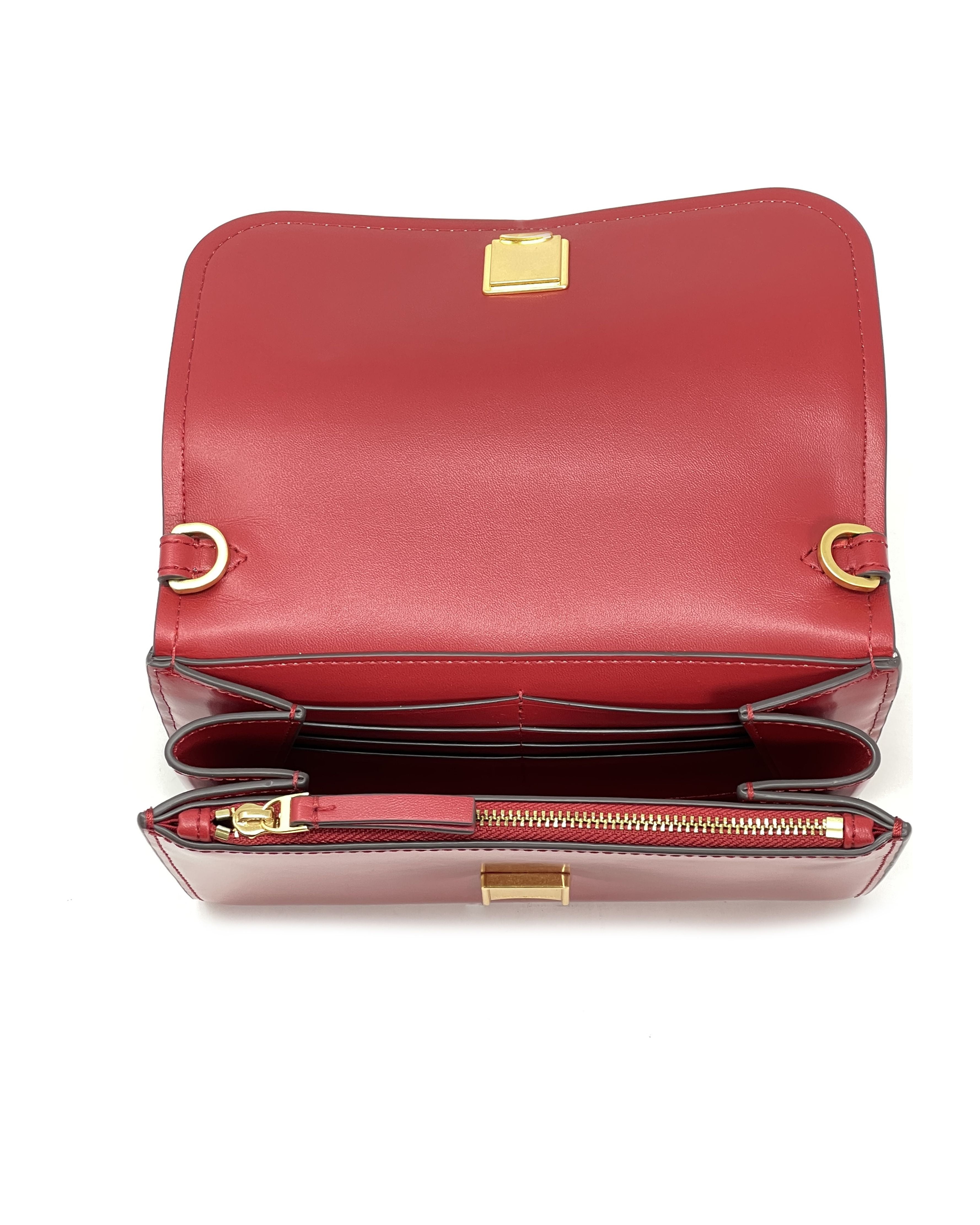 Tory Burch Women's Emerson Patent Leather Chain Wallet