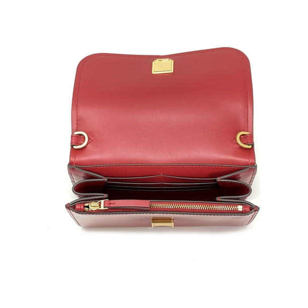 ショルダーバッグ・ポシェット Tory Burch  Shoulder Bags Women Patent Leather Red/Burgundy TORY BURCH Patent Leather Shoulder Bag Crossbody Bag Handbag