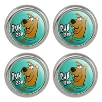 Scooby-Doo Ruh Roh Metal Craft Sewing Novelty Buttons - Set of 4