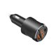 thumbnail image 4 of Cateissary Dual USB Auto Vehicle Car Charger QC 3.0 Adaptador de carga rápida 65W 5V 4.2A de coche con puertos duales USB-A USB-C Electrónica Negro, 4 of 6