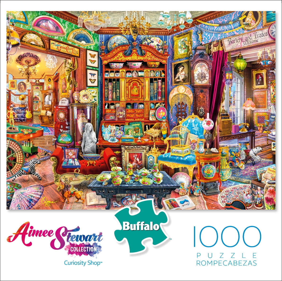 Bevidstløs holdall bad Buffalo Games - Aimee Stewart - Curiosity Shop - 1000 Piece Jigsaw Puzzle -  Walmart.com