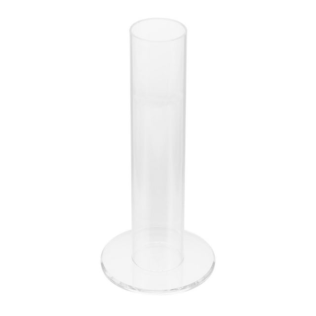 Scrunchies Holder Acrylic Hairband Display Stand Transparent Plastic Floral Tubes 22X10X4.5CM 1Pc