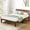 6" thick, variant on Size Mattress, 6 Inch Memory Mattress - Medium-Firm, Breathable Bed, Gel Mattresses with Removable Cover for , White