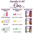 thumbnail image 3 of One by Poise Panty Liners (2-in-1 Daily Liners), Long Pantiliners, Extra Coverage, 50 Count, 3 of 8