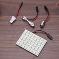 thumbnail image 3 of DC 12V T10 5050 48SMD Panel LED Interior del coche Luz blanca Lámpara de techo de festón Ndcxsfigh Accesorios para autos y motos, 3 of 9