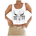 thumbnail image 1 of Gpoecd Débardeur d'Été pour Femme à Col Rond Mode Sans Manches Imprimé Confortable camisole à Bretelles avec Soutien-Gorge Intégré Rose Pâle, TG, 1 of 3