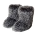 thumbnail image 1 of Botas de nieve OAVQHLG3B para mujer, botas de nieve de imitación de animales de color a la moda para mujer, además de botas de nieve de piel de cachemira., 1 of 7
