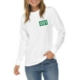 thumbnail image 3 of Big Size K-drama 001 Graphic Long Sleeve Crewneck Tee - White XL, 3 of 4