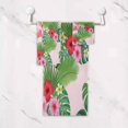 thumbnail image 5 of GZHJMY Towel Set Bathroom Sets Tropical Flamingo Pattern Highly Absorbent Comfortable Washcloth Hand Towel and Bath Towels,3 Piece, 5 of 7