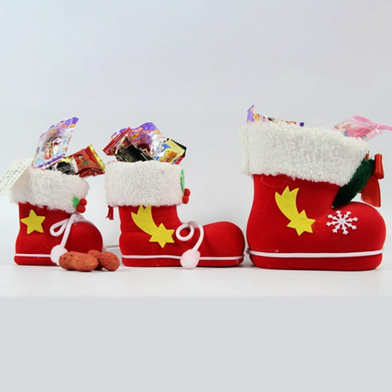 Christmas Boots Reused Increase Atmosphere Decorate Christmas