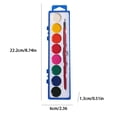 thumbnail image 3 of Valentines Day Mini Watercolor Paint Sets,Heart Shaped Water Color Valentines Set, 8Colors Heart Washable Watercolor Paint Set, with Paintbrush,for Preschool Classroom Party Exchange Favor, 3 of 8