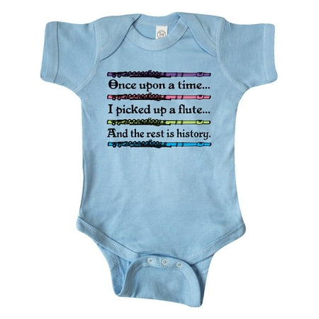 

Inktastic Funny Flute Music Quote Gift Baby Boy or Baby Girl Bodysuit