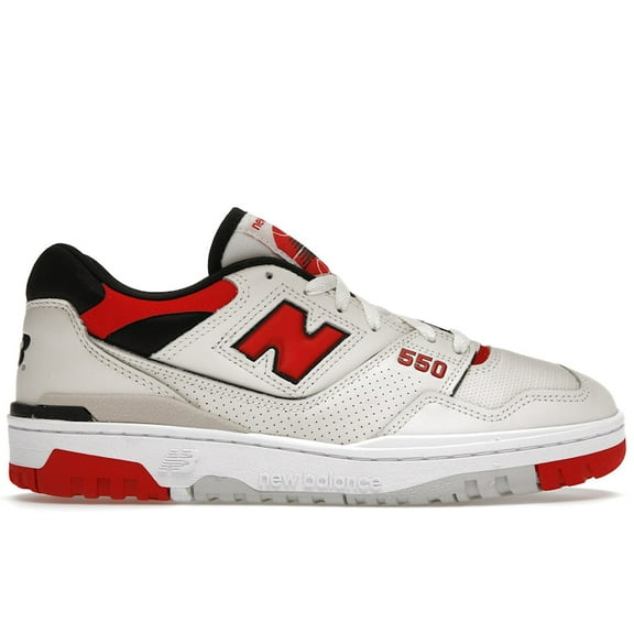 New Balance Men's 550 Sea Salt True Red Shoes, from StockX