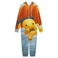thumbnail image 3 of Wobbly Life Women Men Pajamas Zipper Onesie Jumpsuit Hooded One Piece Sleepwear, 3 of 8