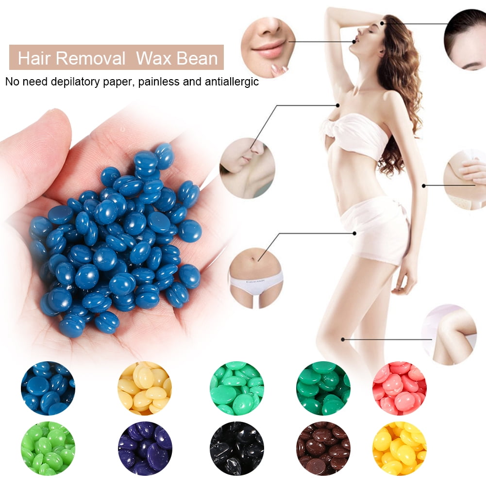 Hurrise 10types 100g Bag Depilatory Hard Wax Waxing Bean Arm Body