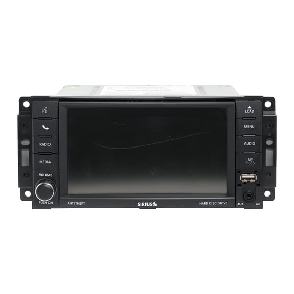 Restored 201220 Dodge Caravan AM FM Radio MP3 Player 6.5" Display Screen RBZ P05091327AE (Refurbished)
