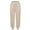 Khaki, variant on Waffle Pants Women, Ladies' Casual Solid Color Sports Threaded Mouth Casual Pants Women’S Joggers Light Violet 2XL