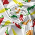 thumbnail image 5 of Ambesonne Peppers Window Valance, Chili Pepper Pattern Vegan, 54" X 18", Multicolor, 5 of 5