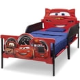 thumbnail image 4 of Disney/Pixar Cars Plastic 3D-Footboard Twin Bed by Delta Children, 4 of 7