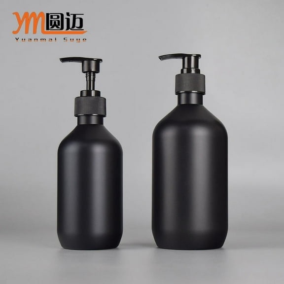 BESTONZON 2Pcs Empty Press Pump Bottles Plastic Hand Soap Dispenser Dish Soap Refillable Bottle