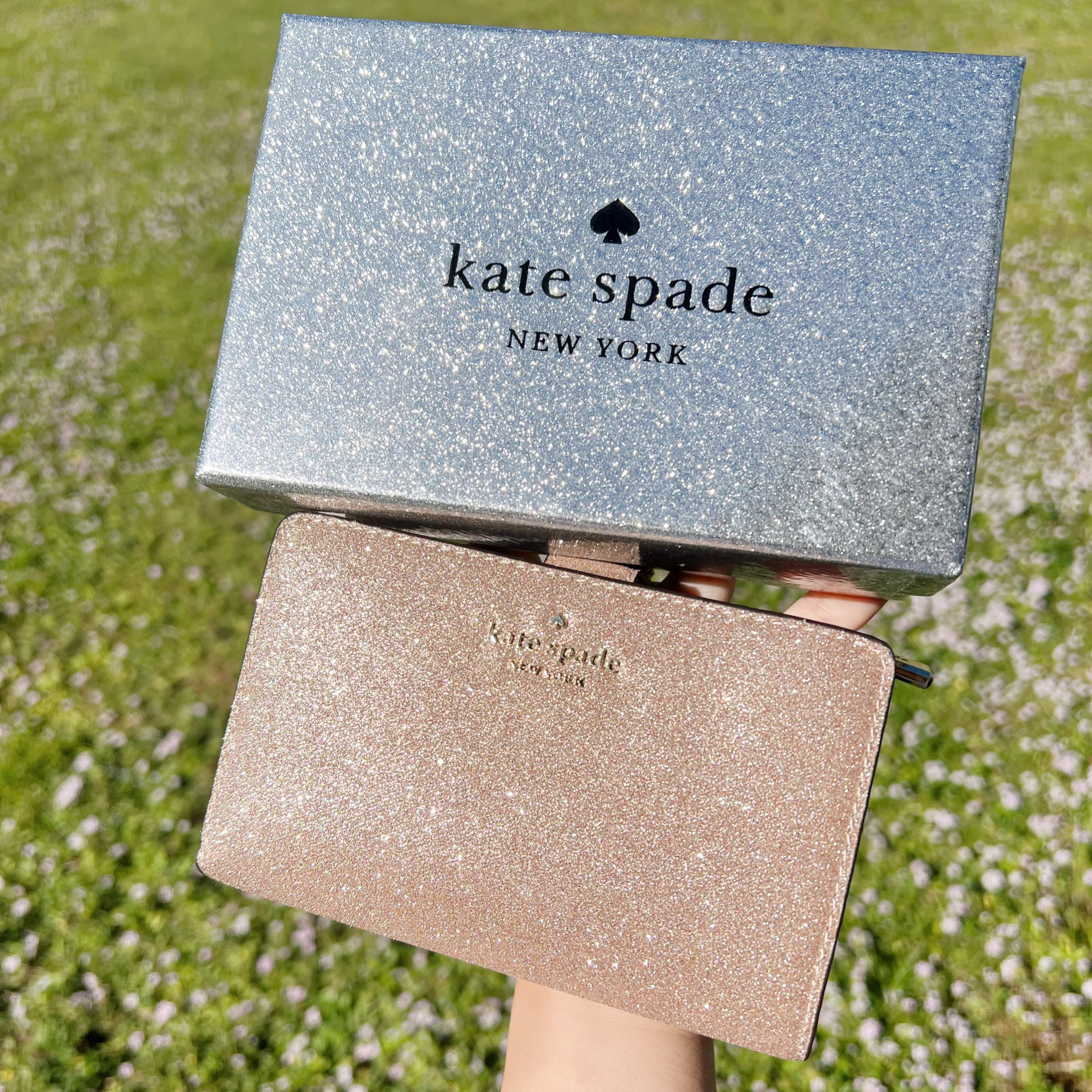 Kate Spade New York Spencer Metallic Chain Wallet