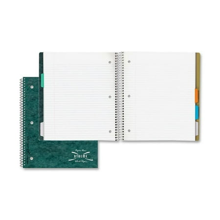 Rediform Notebook w/Write-on Tabs 5-Subj. College Rld 11"x8-7/8" Ast 33001