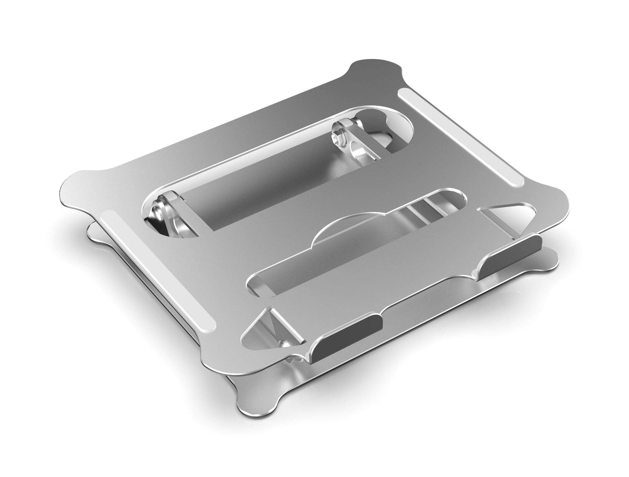 SOAR Portable Aluminum Laptop Stand - Height Adjustable Laptop Stand for Desk - Ventilated & Ergonomic Laptop Holder - Universal Compatibility for Notebook Holder - Non-Slip Laptop Riser