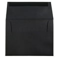 thumbnail image 2 of JAM Paper A2 Envelopes, 4 3/8 x 5 3/4, Black Linen, 25/Pack, 2 of 2