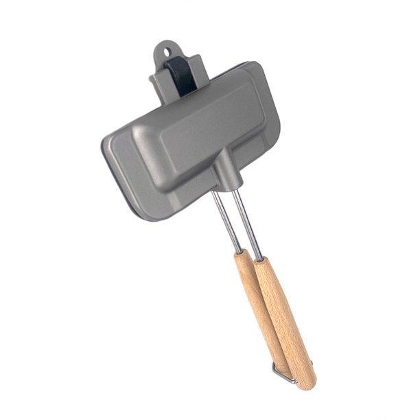 Monstrate Sandwichera de doble cara antiadherente para hacer tortitas, máquina para tostar pan, herramientas de aleación de aluminio DIY, molde para Cocina y Comedor Monstrate HA083868-00