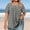 Gray, variant on Women's Plus Size Summer Tunic Tops - Loose Fit Short Sleeve Square Neck Blouse with Polka Dot & Button Down Design, Dressy Casual Shirts for Leggings