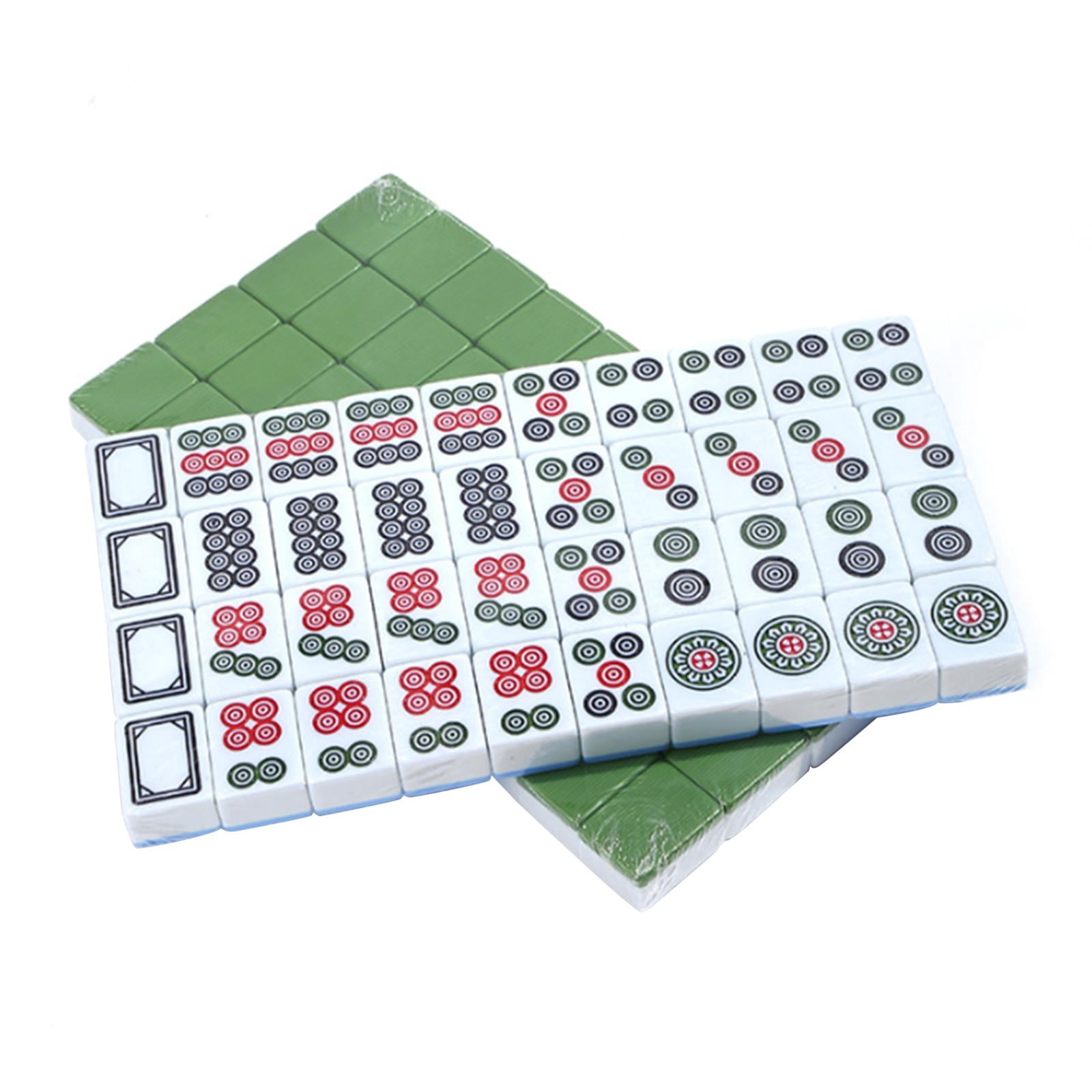 LeeQinersw Chinese Mahjong Mahjong Game Set Board Game Mahjong Tiles Game for Friend Adults