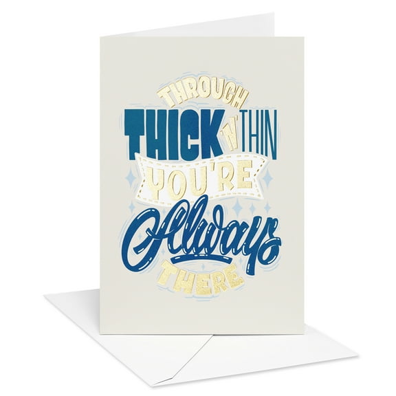 Our Voices Friendship Greeting Card (Thick ‘n’ Thin)