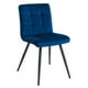 Chaise d'appoint Suzette, ensemble de 2 en bleu – image 1 sur 3