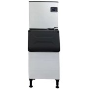 350 Lbs/ 24H Commercial Ice Maker Split Ice Cube Machine Cafe, Free Standing Ice Cube Machine 110V, NSF