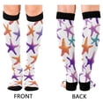 thumbnail image 2 of joogoo Starfish Style Long Socks Women Men Knee High Sock, 2 of 8