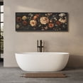 thumbnail image 5 of Large Framed Canvas Print Vintage Vintage Botanical Artwork, Moody Elegance Wall Art Decorative Ready to Hang Painting for Living room Bedroom - 60"x20" Black Frame, 5 of 9