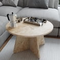 thumbnail image 2 of Ultimate Premium Products End Table Travertine MDF (28 Inch), 2 of 5