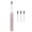 Pink, variant on 32000 Times/min High Frequency Electric Toothbrush 3 Brush Heads Adults And Children 6 Modes Electric Toothbrush, Summer