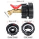 thumbnail image 2 of Adaptador de tanque IBC Uxcell de 275-330 galones, accesorio de rosca fina de 1/2" x 3/4" GHT, válvula de manguera de latón, grifo de 2", 2 of 7