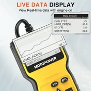 MOTOPOWER Car OBD2 Code Reader OBD2 Scanner Engine Fault Code Reader Car Diagnostic Scan Tool