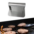 thumbnail image 6 of BBQ Press Burger Smasher Stainless Steel Flat Presser for Sandwiches Paninis square, 6 of 8