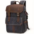 thumbnail image 3 of Sac Reflex Numérique en Toile Imperméable Multifonction Grande Capacité Sac pour Appareil Photo Sac à Dos pour Hommes, 3 of 5