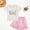 cx10-0428-White, variant on Baby Girl Clothes 6-12 Months Toddler Girl Golf Outfits Baby Fly Sleeve T-shirt Tops Ruffle Trim Shorts 2Pcs Girls Summer Clothes