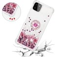 thumbnail image 5 of case for Samsung Galaxy A22 5G Case (Not 4G),Creativity Clear Quicksand Glitter Flowing Liquid Floating Soft TPU Case w/Stand Bling Diamond Sparkle Phone Cover for Samsung Galaxy A22 5G  Rose Gold, 5 of 7